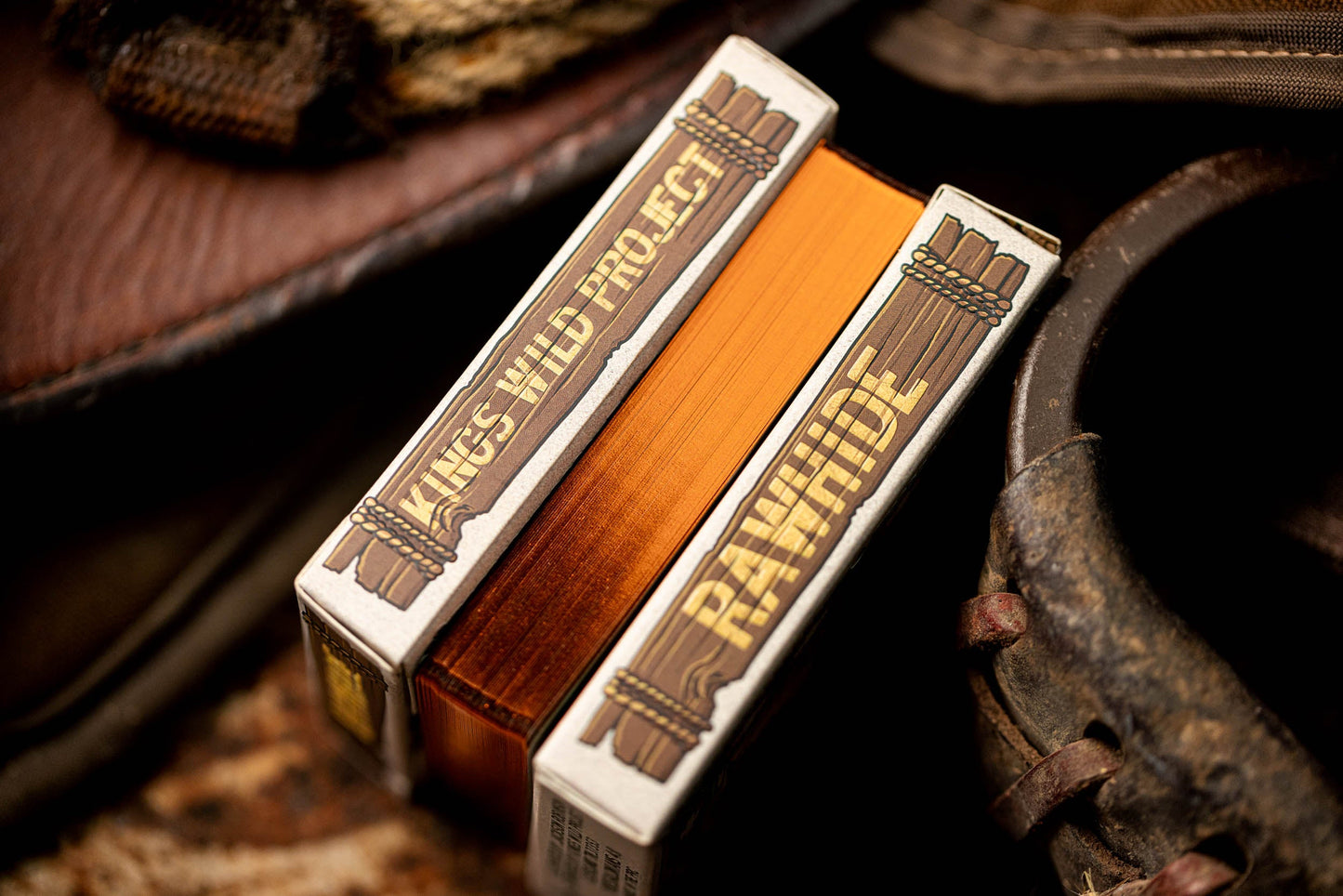 Rawhide GLD Luxury Playing Cards