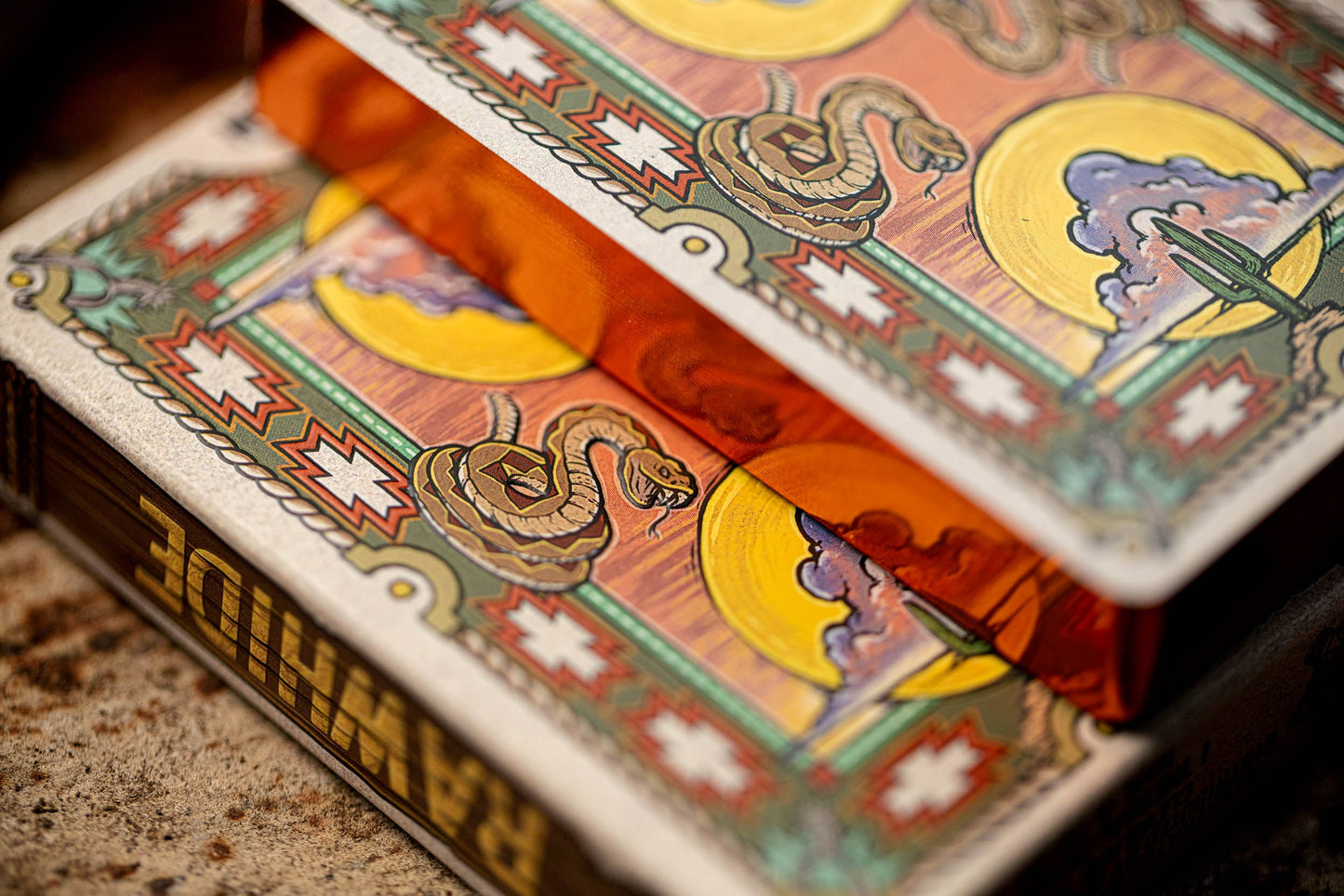 Rawhide GLD Luxury Playing Cards