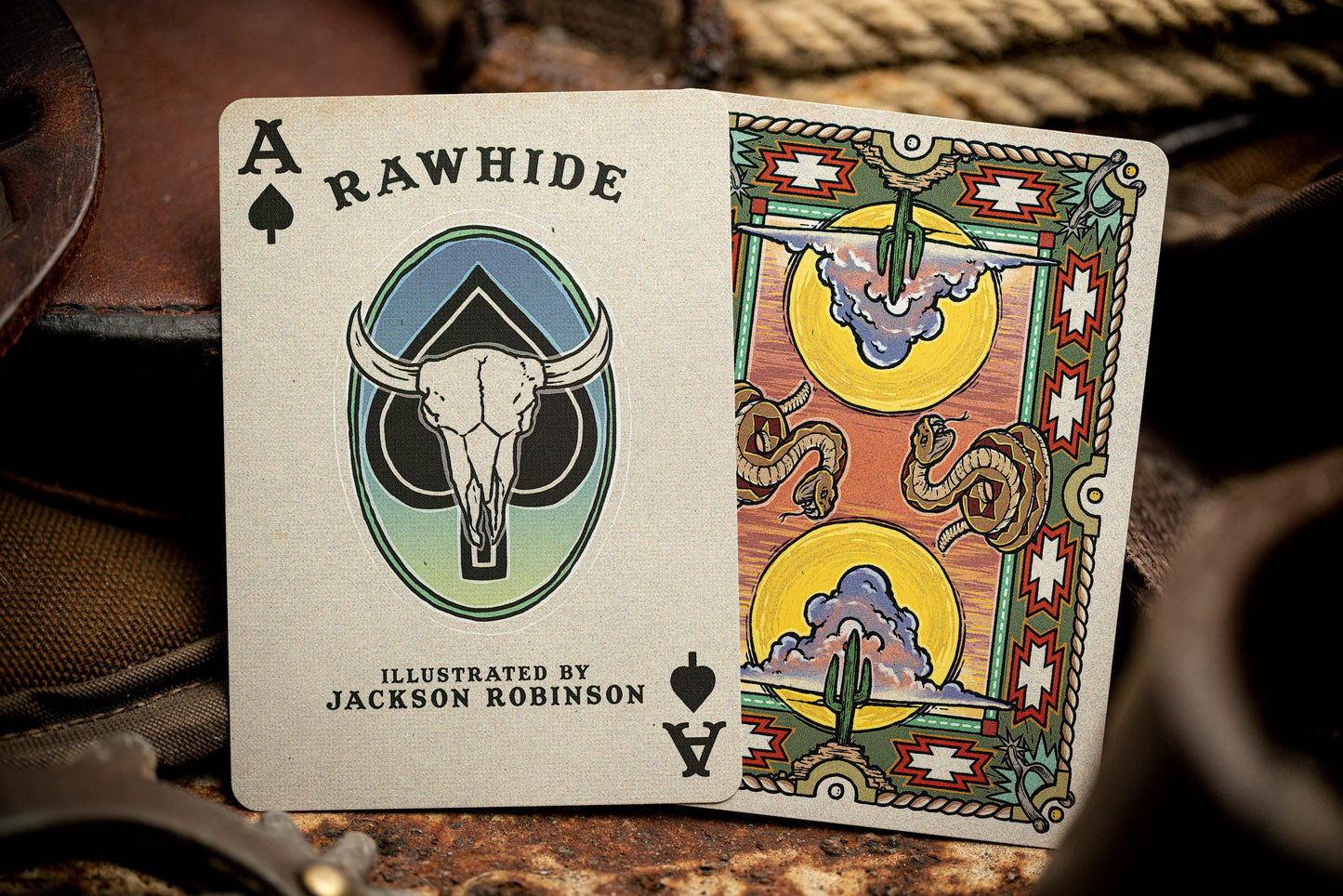 Rawhide Luxury Playing Cards