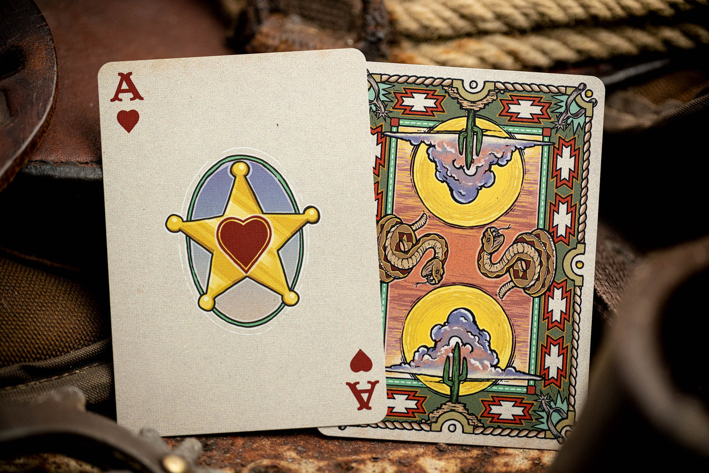 Rawhide Luxury Playing Cards