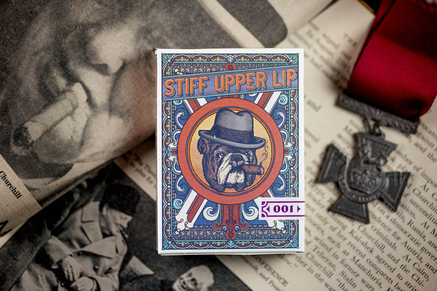 Stiff Upper Lip Luxury Playing Cards