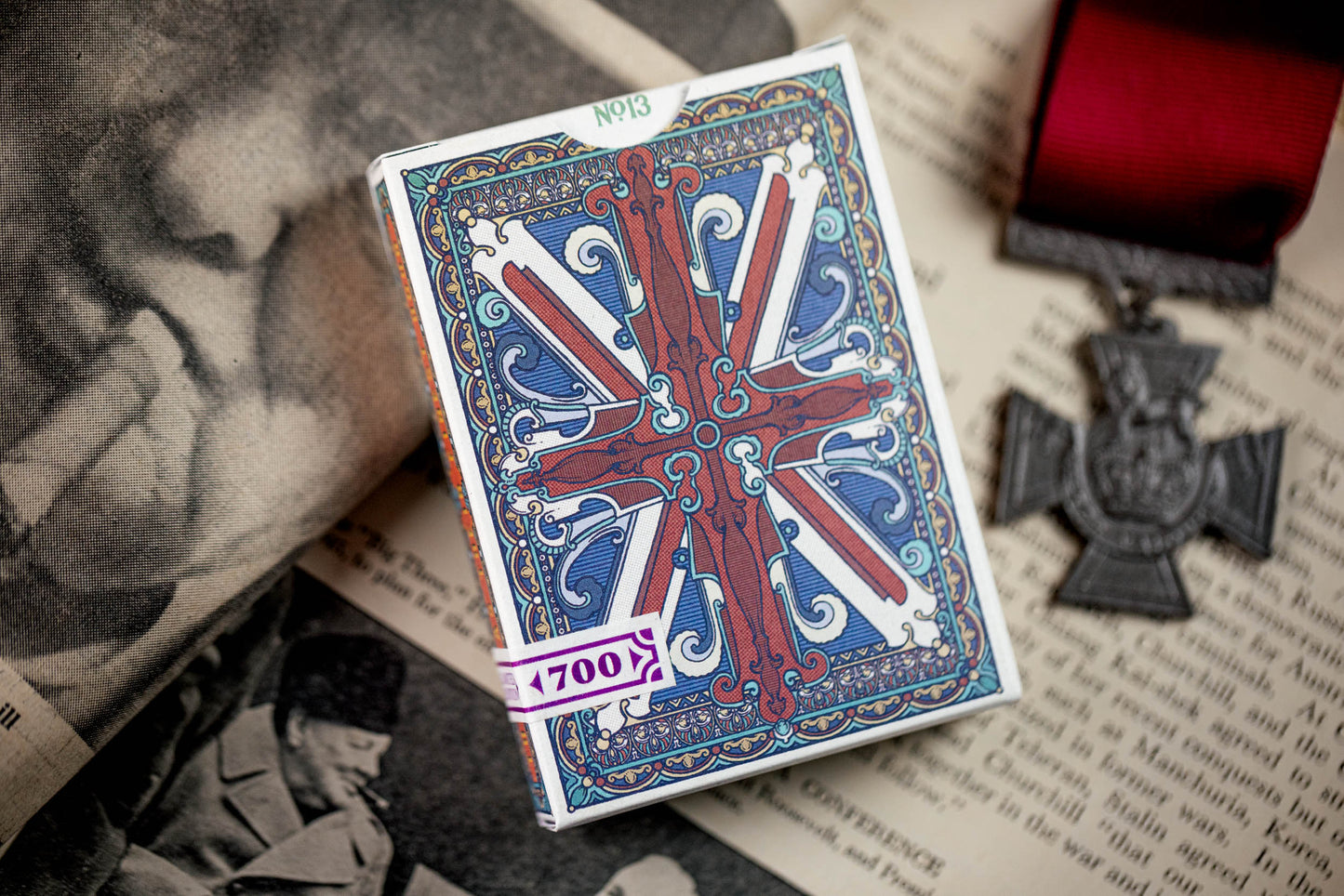 Stiff Upper Lip Luxury Playing Cards